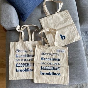 Set of 3 new brooklinen totes